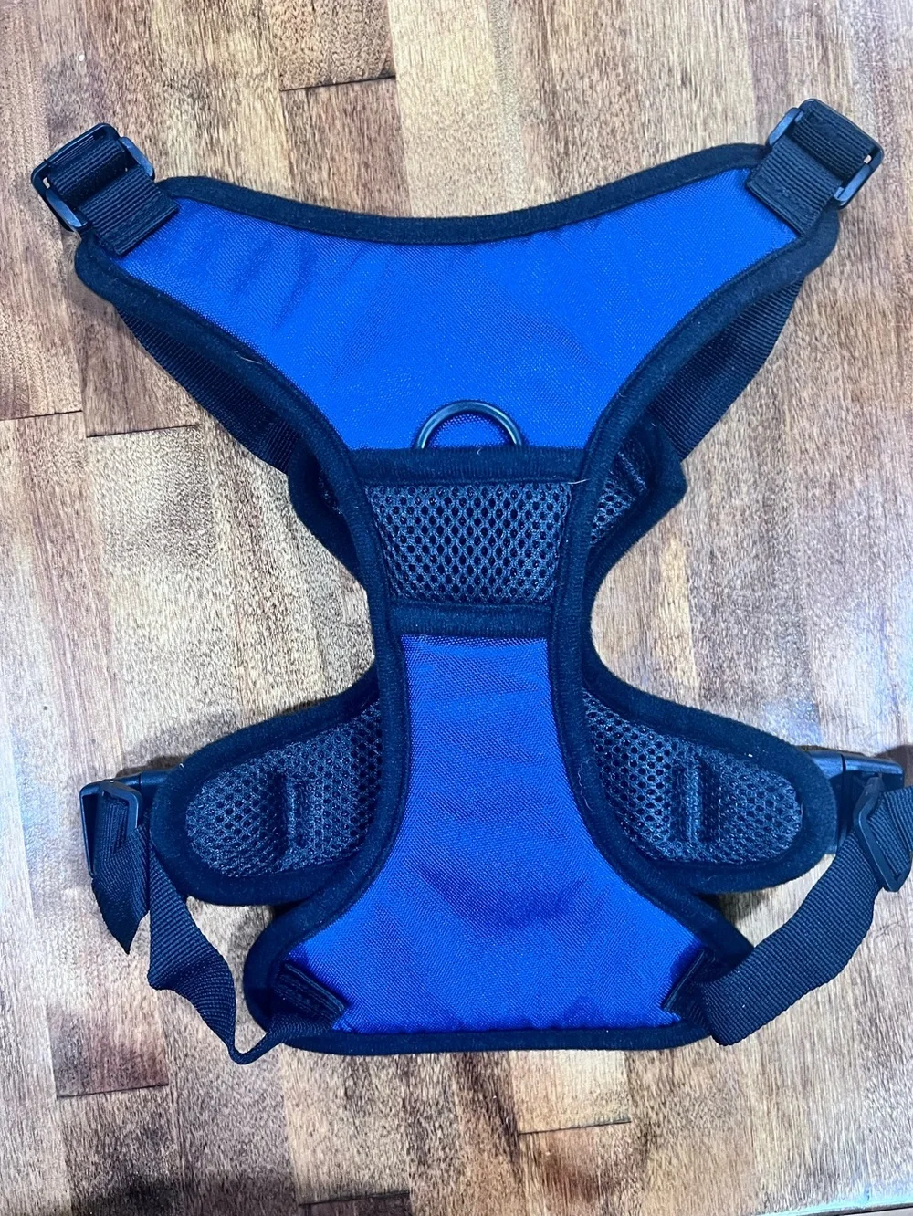 University of Mississippi Adjustable Navy Blue & Black Padded Dog Harness